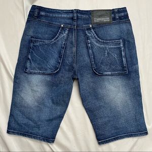 Denim shorts size 36 - jean shorts - unique pockets - jorts